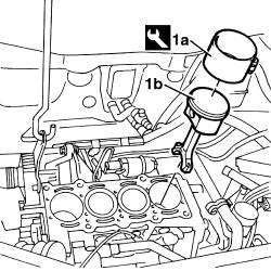 Piston with connecting rod - r r