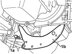 Toothed drive pulley - r + r with timing belt removed