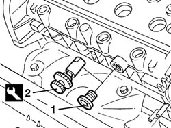 Camshaft idler gears - replace