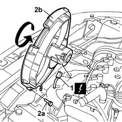 Radiator cooling fan - r + r