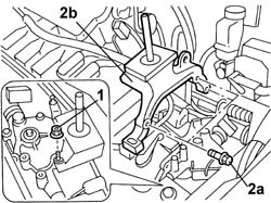 Gear box left rigid mount - r r