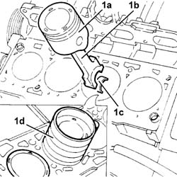 Piston connecting rod set - r r