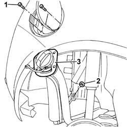 Fuel filler pipe housing seal - r r