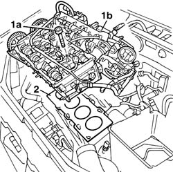 Cylinder head - r + r and replace gasket