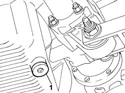 Engine oil drain plug - replace