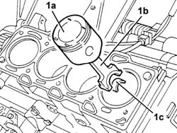 Piston connecting rod set - r r