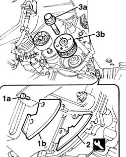 Toothed drive pulley - r + r with timing belt removed