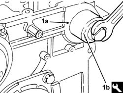 Camshaft in cylinder head - r r on vehicle