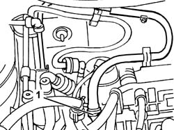 Front fuel delivery line - r r