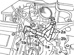 Engine oil vapour intake pipe - r + r