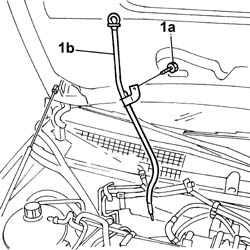 Oil dip stick pipe - r r