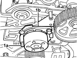 Water pump - r + r with drive belt removed