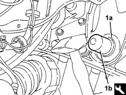 Front crank shaft cover oil seal - replace