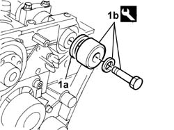 Camshaft in cylinder head - r r on vehicle