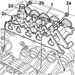 Inlet manifold - r + r and replace seal