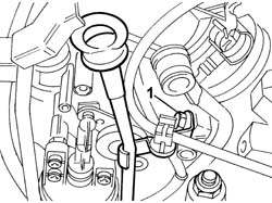 Oil dip stick pipe - r r