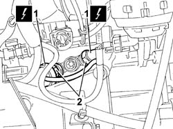 Engine oil pressure warning light switch - r + r