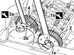 Water pump - r + r with drive belt removed