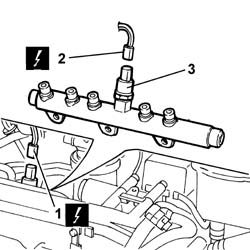 Fuel pressure sensor - r r