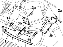 TURBOCHARGER - EXHAUST MANIFOLD - EXHAUST PIPE CONNECTING HOSE - R.R.