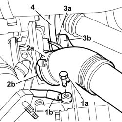 TURBOCHARGER - EXHAUST MANIFOLD - EXHAUST PIPE CONNECTING HOSE - R.R.