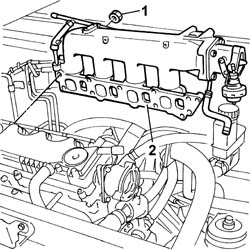 Inlet manifold - r + r and replace seal