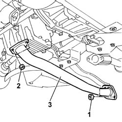 Exhaust pipe attachment to engine - r + r