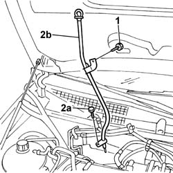 Oil dip stick pipe - r r