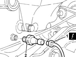 Engine oil pressure warning light switch - r + r