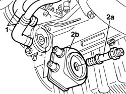 Engine oil heat exchanger - r + r