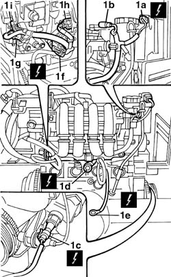Toothed timing belt - r r with engine removed