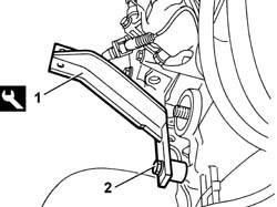 Engine - position on stand and remove