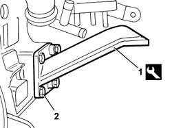 Engine - position on stand and remove