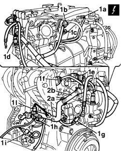 COMPONENTS TRANSFER for half-finished engine