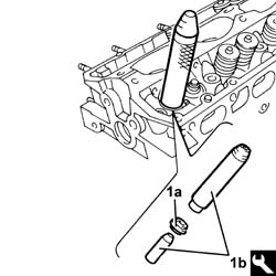 Single cylinder head, removed - overhaul