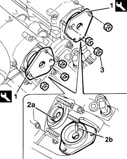 Toothed timing belt - r r with engine removed