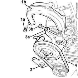 Water pump - r + r with engine removed