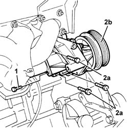 Water pump - r + r with engine removed