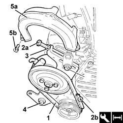 Water pump - r + r with engine removed