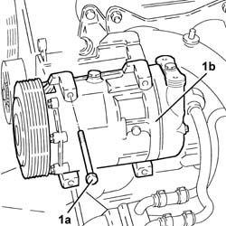 Engine - position on stand and remove