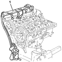 Single cylinder head, removed - overhaul