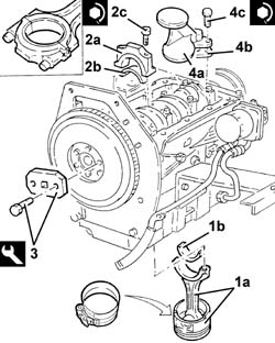 Piston connecting rod set - r r