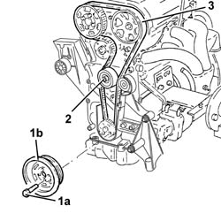 Water pump - r + r with engine removed