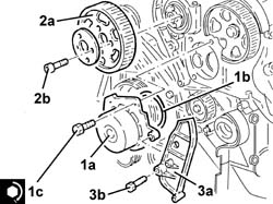 Water pump - r + r with engine removed