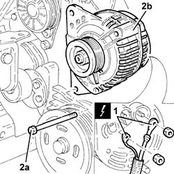 Engine - position on stand and remove