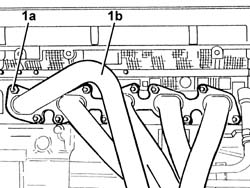 Engine - position on stand and remove