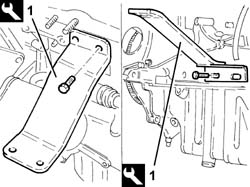 Engine - position on stand and remove