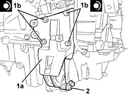 Engine - position on stand and remove