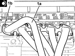 Engine - position on stand and remove