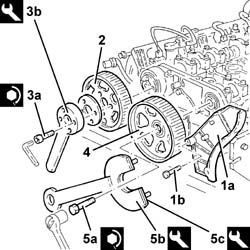 Camshaft in cylinder head - r r with head removed